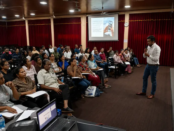 Training session for a government institution audience