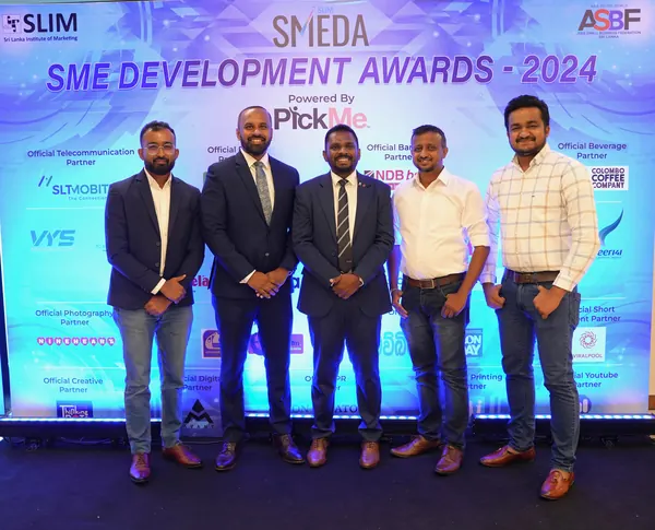 Biz Brains Academy team at the SLIM SME Development Awards 2024